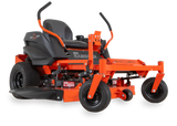 VIRLALA Bad Boy MZ Rambler 42-inch zero-turn riding mower with 26 HP Kohler engine, shown from the side in a studio setting.