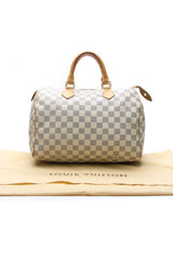 Speedy 30 Bag - Damier Azur