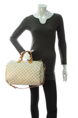 Sac Speedy Bandoulière 35 - Damier Azur