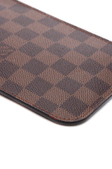 Neverfull PM Pouch Wristlet - Damier Ebene