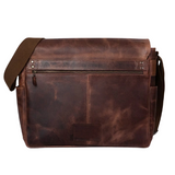 Sac bandoulière en cuir vieilli robuste