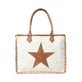 Canvas Star Tote Bag