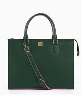 Army green workplace handbag  for women