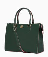 Army green workplace handbag  for women