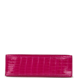 Hermes Kelly Pochette Rose Scheherazade Alligator Brillant Accastillage Doré