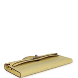 Hermès Kelly Cut Jaune Poussin Epsom Finition Palladium