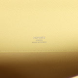 Hermès Kelly Cut Jaune Poussin Epsom Finition Palladium