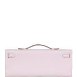 Hermès Kelly Cut Mauve Pâle Swift Palladium