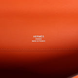 Hermès Kelly Cut Orange Swift Finition Palladium