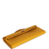 Hermes Kelly Cut Jaune Ambre Swift Finition Or