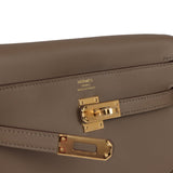 Hermès Kelly Moove Etoupe Swift Quincaillerie Dorée