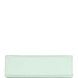 Hermès Kelly Pochette Vert Menthe Swift Finition Palladium