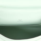 Hermès Kelly Pochette Vert Menthe Swift Finition Palladium