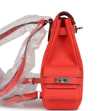 Sac à dos Hermes Mini Kelly Jump Orange Field Swift Palladium