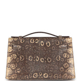 Hermès Kelly Pochette Lézard Varanus Salvator du Désert Accastillage Palladium
