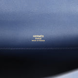 Hermès Kelly Cut Bleu Navy Swift Finition Or