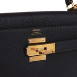 Hermès Kelly Retourne 28 Caban Togo Accastillage Doré