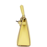 Hermès Kelly Sellier 20 Limoncello Chèvre Bijouterie Palladium