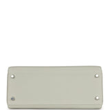 Hermès Kelly Retourne 28 Gris Neve Togo Bijouterie Palladium
