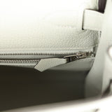 Hermès Kelly Retourne 28 Gris Neve Togo Bijouterie Palladium