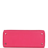 Hermès Kelly Retourné 28 Rose Tyrien Candy Epsom Palladium Hardware