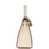 Hermes Kelly Sellier 25 Nata Epsom Gold Hardware