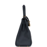 Hermes Kelly Retourne 25 Gris Misty Togo Bijouterie Permabrass