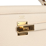 Hermès Kelly Retourné 32 Nata Clemence Accastillage Doré