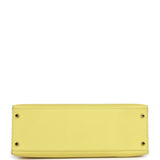 Sac Kelly Sellier 35 Hermès Soufre Epsom Bijouterie Or