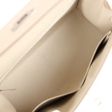 Hermes Kelly Sellier 28 Craie Epsom Métal Argenté Palladium