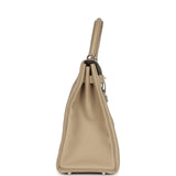 Hermès Kelly Retourne 35 Trench Togo Finition Palladium