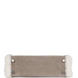 Hermès Teddy Kelly 20 Gris Caillou et Étoupe Swift Finitions Palladium