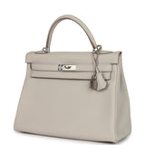 Hermès Kelly Retourné 32 Béton Togo Palladium