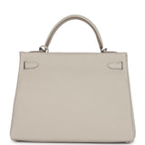 Hermès Kelly Retourné 32 Béton Togo Palladium