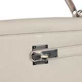 Hermès Kelly Retourné 32 Béton Togo Palladium
