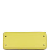Hermès Kelly Retourné 32 Lime Candy Epsom Palladium