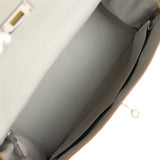 Hermès Kelly Retourné 32 Lime Candy Epsom Palladium