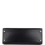 Hermès Kelly Sellier 28 Cuir Box Noir Palladium