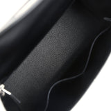 Hermès Kelly Sellier 28 Cuir Box Noir Palladium