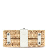Hermès Mini Picnic Kelly 20 Blanc Swift Bijouterie Palladium
