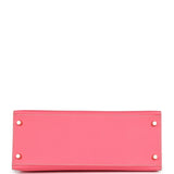 Hermes Commande Spéciale (HSS) Kelly Sellier 28 Rose Azalée et Trench Epsom Accastillage Or Brossé