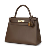 Hermès Kelly Sellier 28 Toundra Madame Bijouterie Dorée