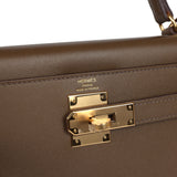 Hermès Kelly Sellier 28 Toundra Madame Bijouterie Dorée
