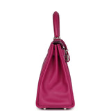 Hermès Kelly Retourné 28 Rose Poupre Evercolor Palladium