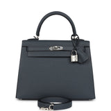 Hermès Kelly Sellier 25 Gris Misty Epsom Palladium Hardware