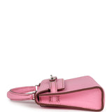 Hermès Micro Kelly 15 Bubblegum Epsom Palladium