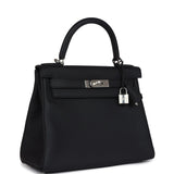 Hermès Kelly Retourné 28 Noir Togo Quincaillerie Palladium