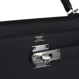 Hermès Kelly Retourné 28 Noir Togo Quincaillerie Palladium
