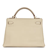 Hermès Kelly Retourné 32 Parchemin Togo Accastillage Doré