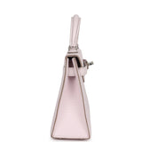 Hermes Kelly Sellier 20 Mauve Pâle Chèvre Palladium